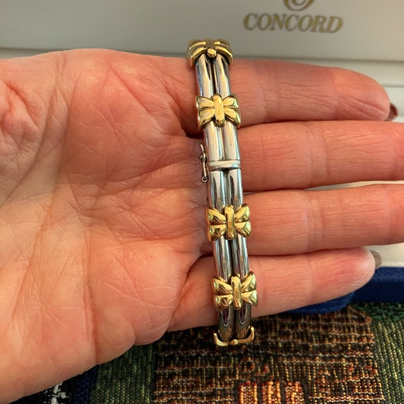 Concord Unique Papillon Butterfly Diamond 18K and Stainless Steel Quartz Watch - Picture 5 of 11